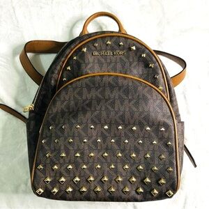 MK Dark Brown Bookbag Backpack – Travel / Work / Everyday